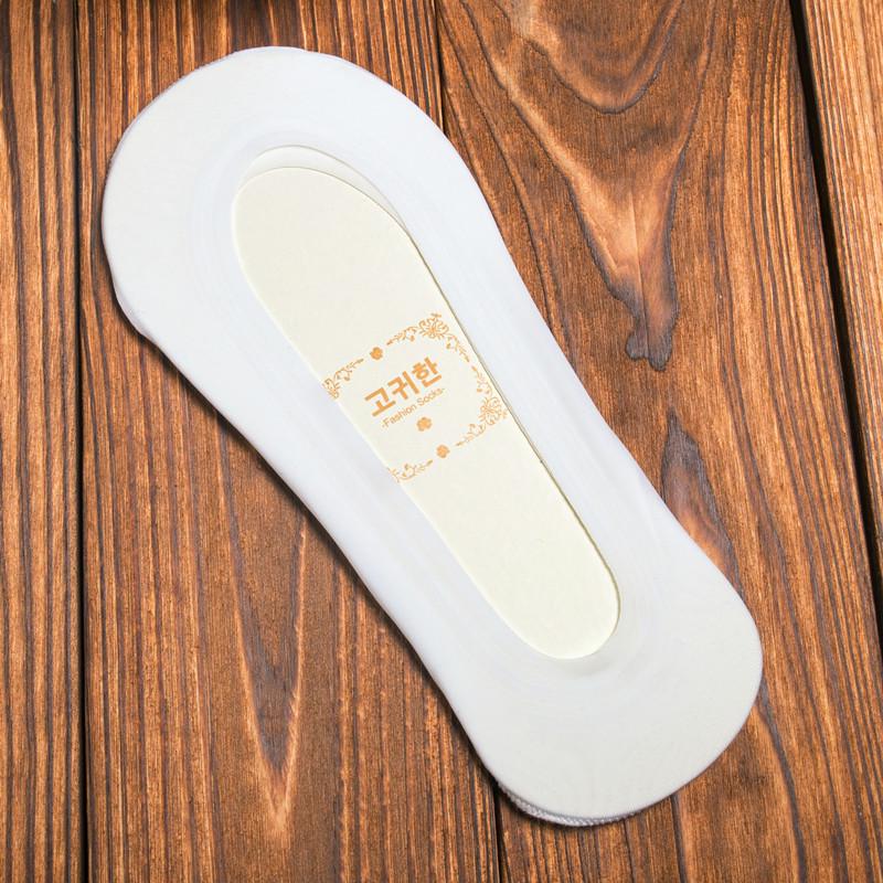 Premium Ice Silk No-Show Socks - Seamless, Non-Slip Silicone, Women's One Circle Design