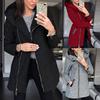 Fashion Women Solid Color Zip Up Long Sleeve Hooded Pocket Jacket Coat Outerwear