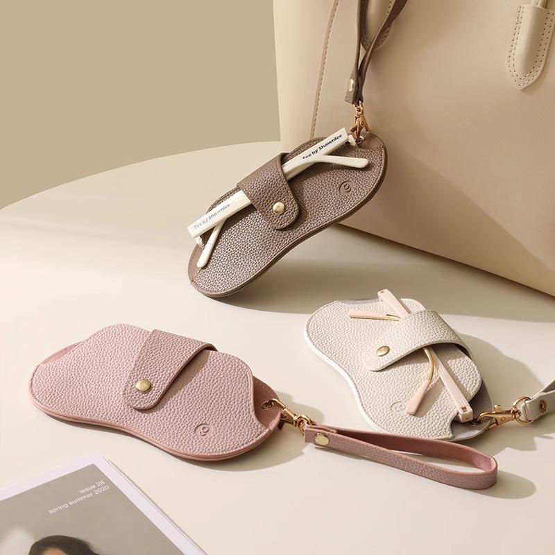 Women's Portable Compression-Resistant Sunglasses and Eyeglass Protective Case