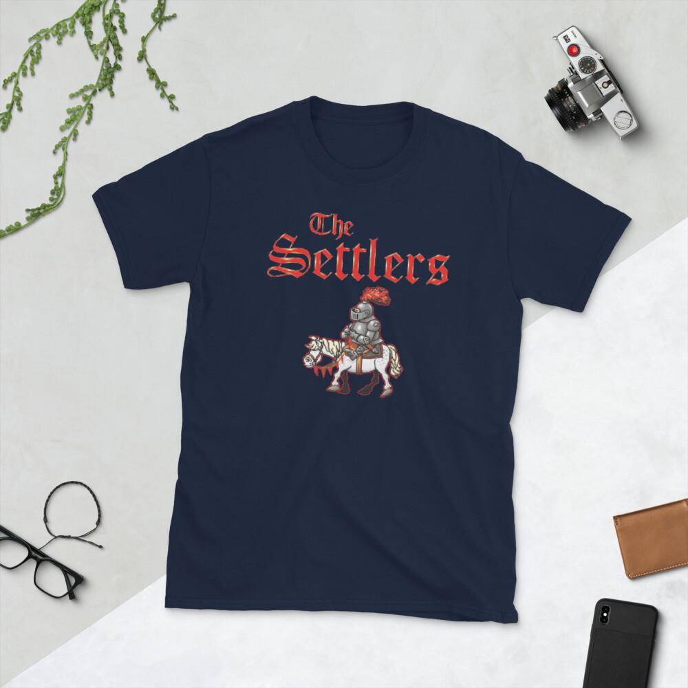 

The Settlers Strategy Game Medieval Amiga video game Short-Sleeve Unisex T-Shirt L