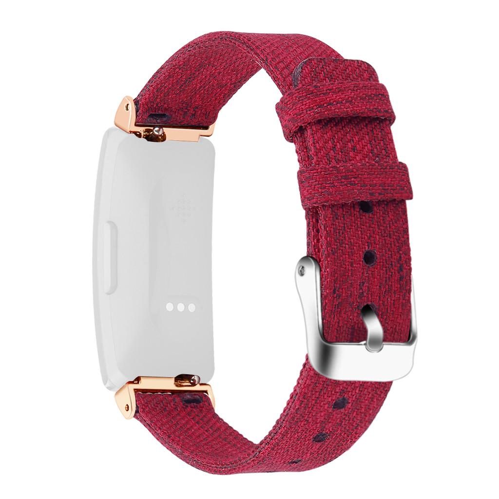 Buy [ME] Replacement Woven Canvas Fabric Watch Band Strap For Fitbit