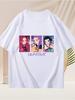 KPOP Demon Hunter Girl Group Merch Zoey Mirala Short Sleeve Printed Unisex Summer Versatile Cotton T-shirt Fashion Trend