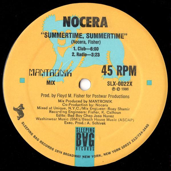 

12-дюймовая пластинка NOCERA - Summertime, Summertime SLX0022Y 1986 US Танцевальная и Электронная Б/У