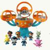 Set de joacă Aventura Castelul Octopod Octonauts 2025 cu 8 figurine de acțiune (balane, Peso, Kwazii Mai mult)