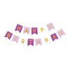 Colorful Paper Birthday Banners With Unique Fish Tail Design For Stylish Decor Party