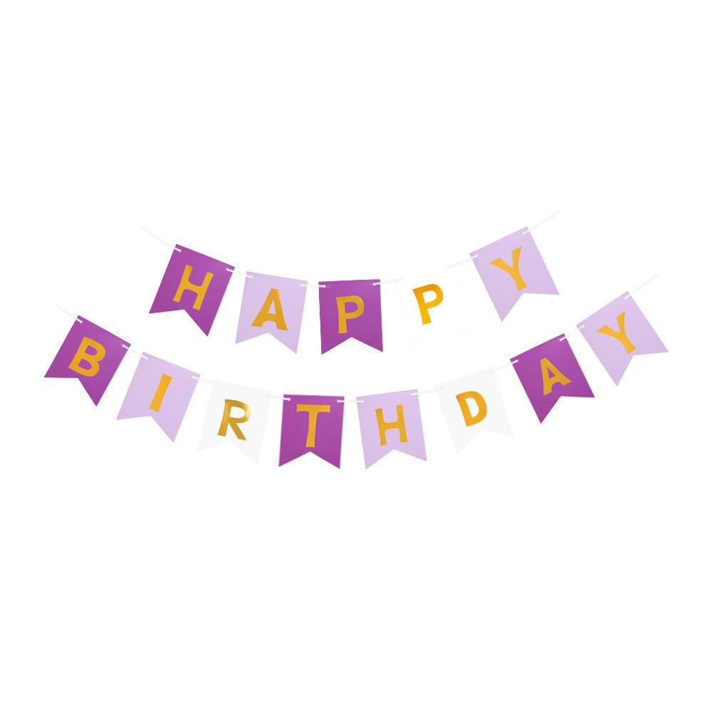 Colorful Paper Birthday Banners With Unique Fish Tail Design For Stylish Decor Party