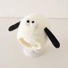Infants and Toddlers Autumn and Winter Cute Baby Ear Protector Pullover Hat Warm Plush Hat Men and Women Thickened Baby Hat Funny