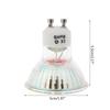 GU10 Glass LED Bulb Home Lighting White GU10 Bulb Lamp Bulb LED Bulb Light Bulb LED Lamp Light Bulb for Room