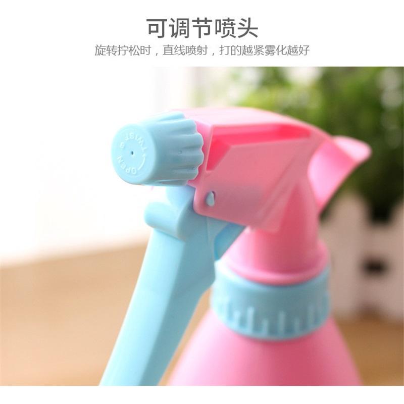 Candy Color Hand Pressure Plastic Watering Spray Kettle, Mini Sprinkler for Flower Plant Watering