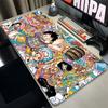 Anime Mouse Pads Designed Specifically ESports Gaming Desk Mat Laptop Accessories One Piece Luffy Large Mousepads Cool Carpet
