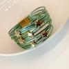 Verkauf von Stern PU Leder Pentagramm Armband Multi-Schicht magnetische Schnalle Armband weibliche Mode Armband