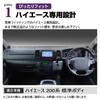 SAWAKAKI Dashboard Mat for Toyota Hiace 200 Series Standard Sun Protective Polyester with Interior Custom Part Body, Protection, Anti-Fatigue, Mat,