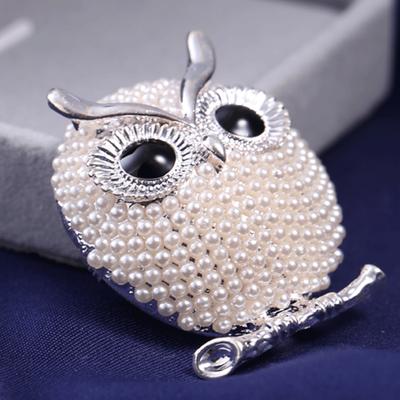Owl Brooch Animal Brooches for Women Men Clothes Scarf Buckle Collar Jewelry Pins ARI