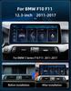 12.3-Inch BMW 5 Series F10/F11 Central Control Screen with Wireless CarPlay & Navigation