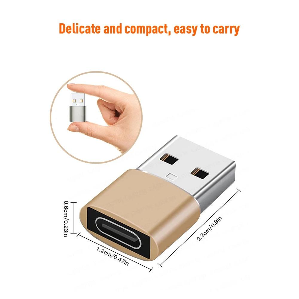 USB To Type C Adapter OTG Type C Male To USB Female Converter for Macbook Computer Desktop Laptop