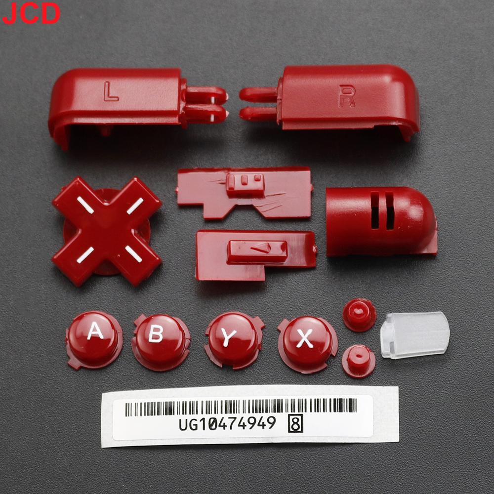 JCD Replacement A B X Y L R D Pad Cross Button Full Button Set For DS Lite NDSL Buttons For DS Lite For NDSL Console