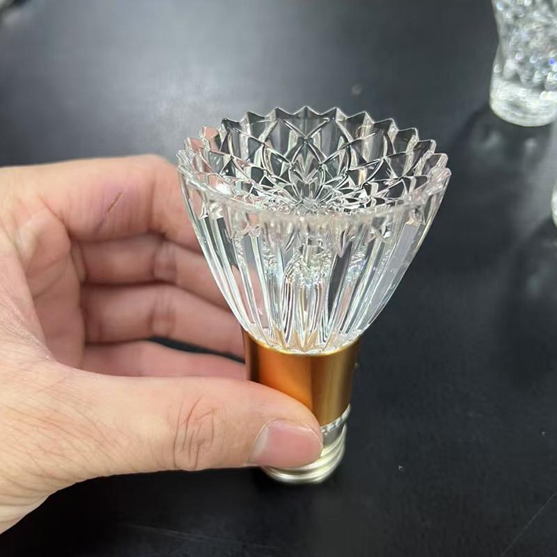 1Pcs E27 Holder Mini Pendant Light Acrylic Crystal Led Bulb Chandelier Fairy Lamp For Bedroom/Kitchen Decoration