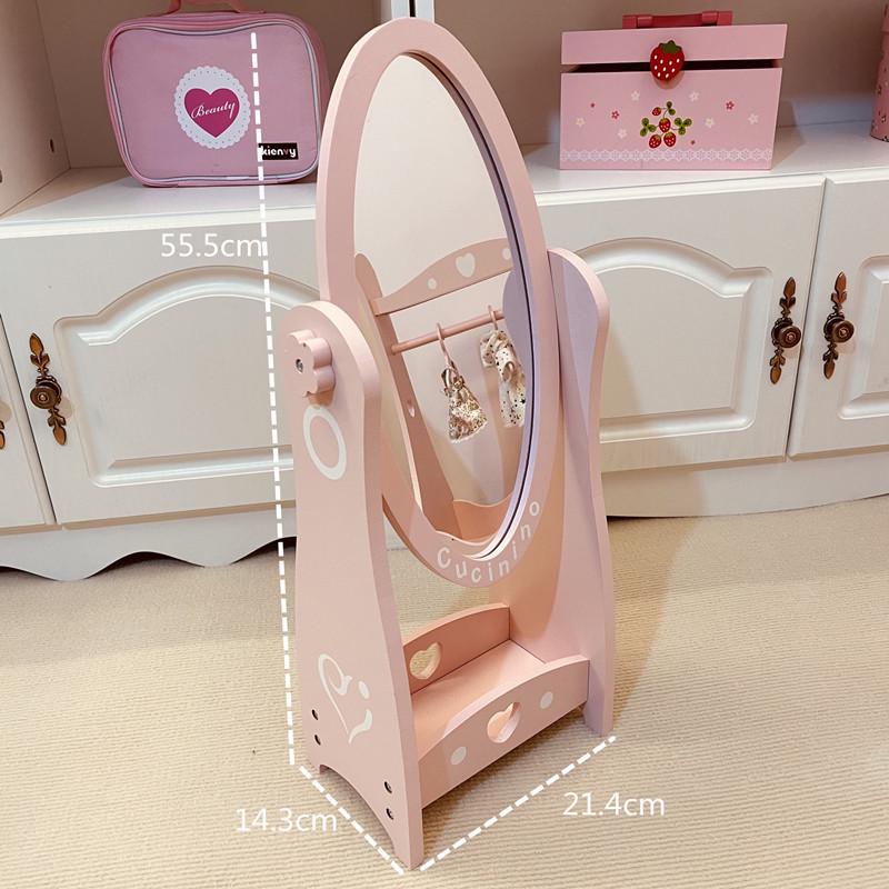 

Детский деревянный набор стиральной машины и кукольная кроватка - Идеально для игровых зон детского сада и подарков на день рождения