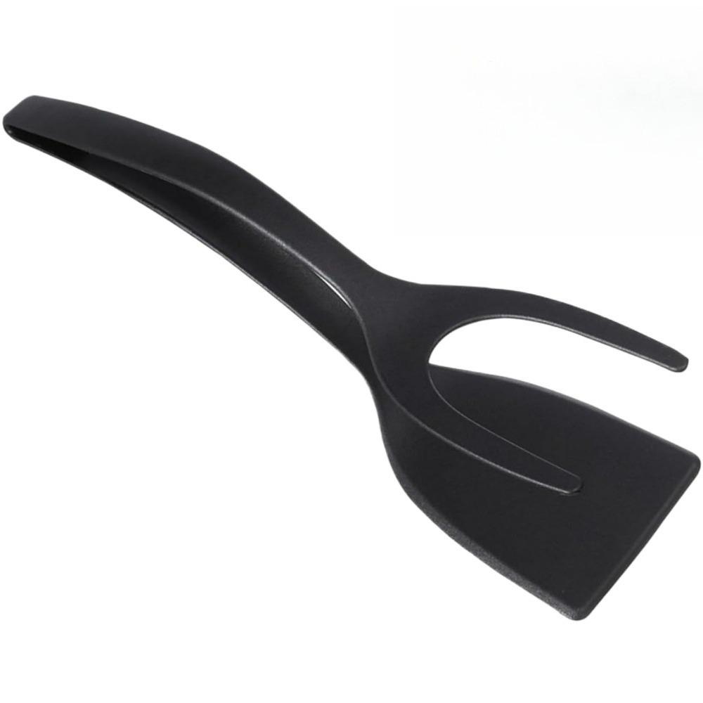 2 in 1 Spatula and Tongs, Egg Flipping Spatula, Multi-purpose Kitchen Gadget for Pancake Fish French Toast Fried Egg Bread