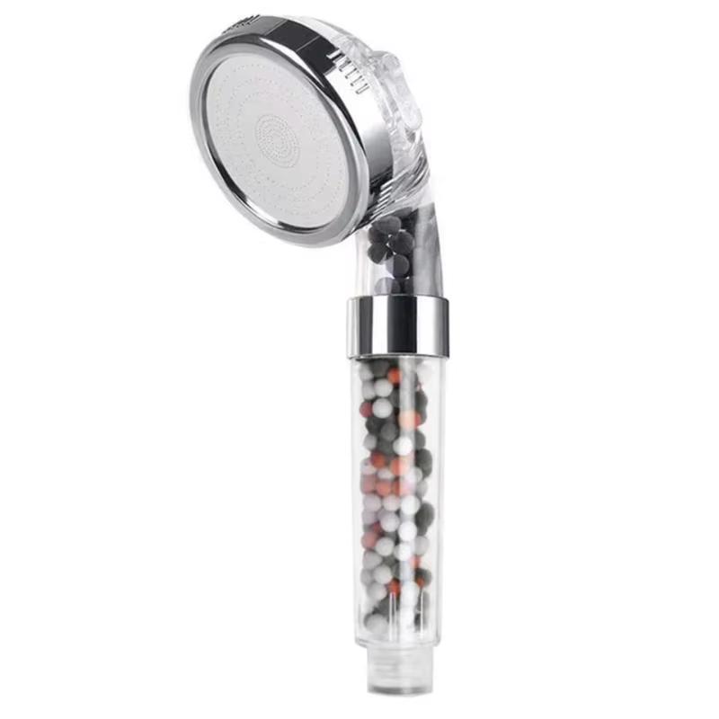 Sailor Holding Shower Head Bathroom Accessories 3 Functions High Pressure SPA Shower Head Section Negative Ion Filtration Shower