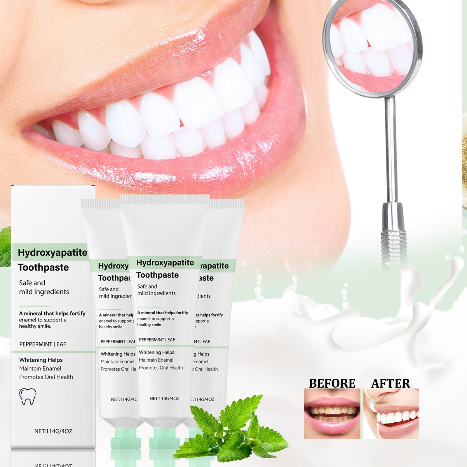 

Зубная паста без фтора, наногидроксиапатит, зубная паста, свежее дыхание, пятновыводящая и очищающая зубная паста One Size