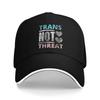 Transgender Pride LGBTQ Baseball Caps Casual Trans not Threat Sandwich Hats Unisex Polyester Caps Hat Outdoor