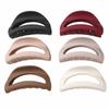 Safe Soft Silicone Hair Claw Matte Anti Collision Hair Clip Strong Grip Hair Barrettes Hair Accessories