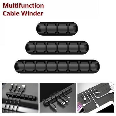 Kabel-Organizer, Silikon, USB-Kabel, Desktop-Organizer, Kabel-Management-Clips, Kabelhalter für TV