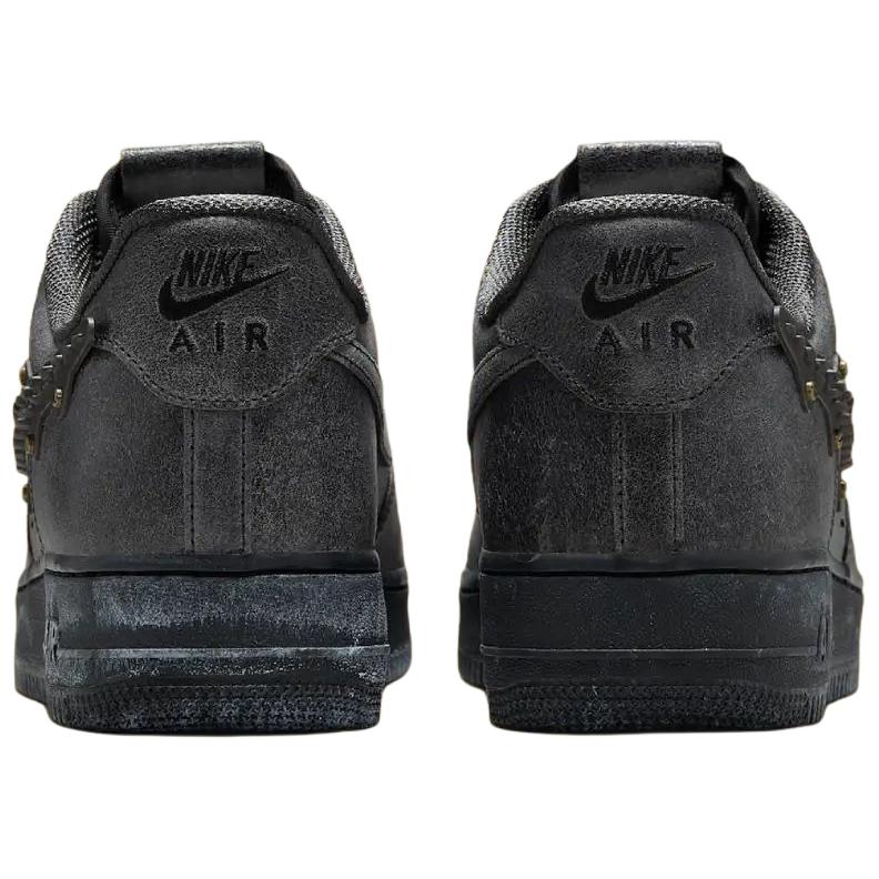 Nike Air Force 1 Abriebfeste Low-Top Skateboard Schuhe Unisex Schwarze Sneaker IH4965-254
