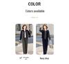 Chic Two-Piece Casual Cardigan and Straight-Leg Pants Set for Stylish Middle-Aged Moms