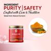 100% Erboristico Originale Puro Polvere di Kumkum/Roli Fatta con Curcuma Pura | Tika Rossa Sacra per Pooja, Tilak e Festival | Naturale e Sicuro per la Pelle | 50g