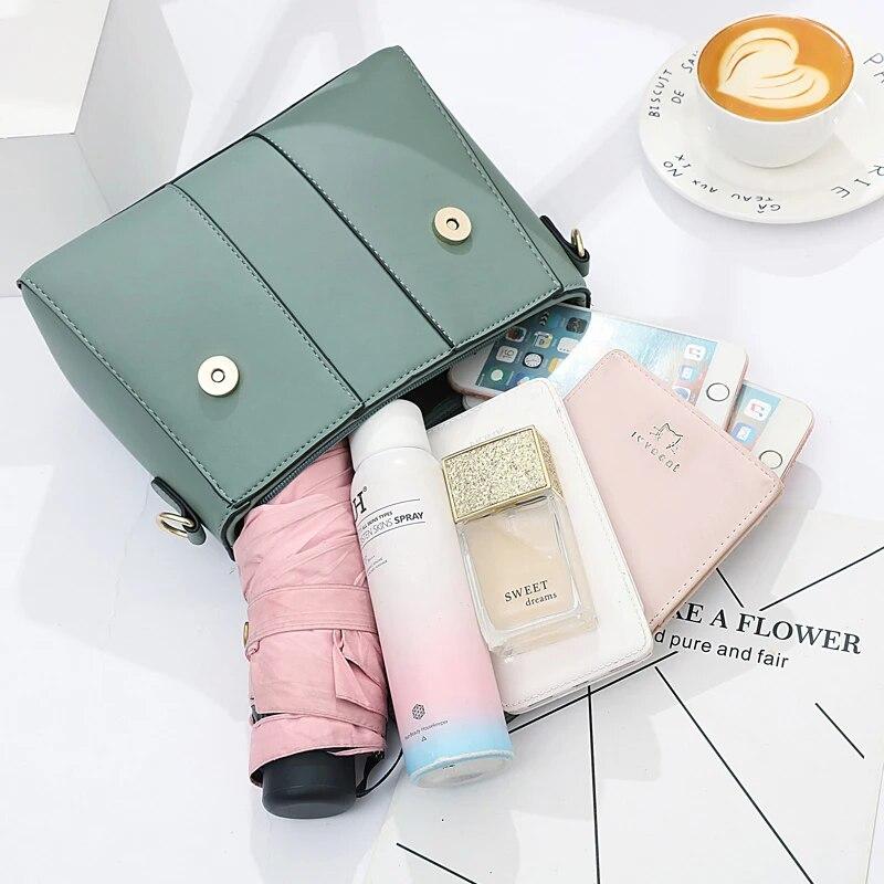 Высококачественная кожаная сумка-кошелек женская сумка тренд люксовый бренд дизайнерская — фото 6