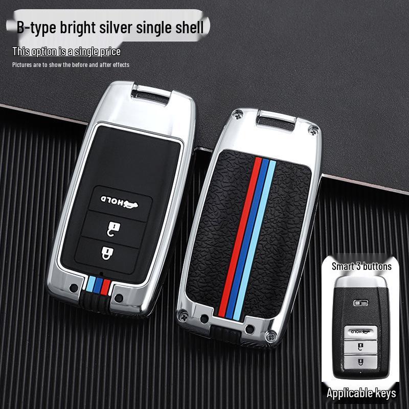 

Acura Key Case for CDX/RDX/MDX/NSX/TLXL - Metal Shell Buckle for Men