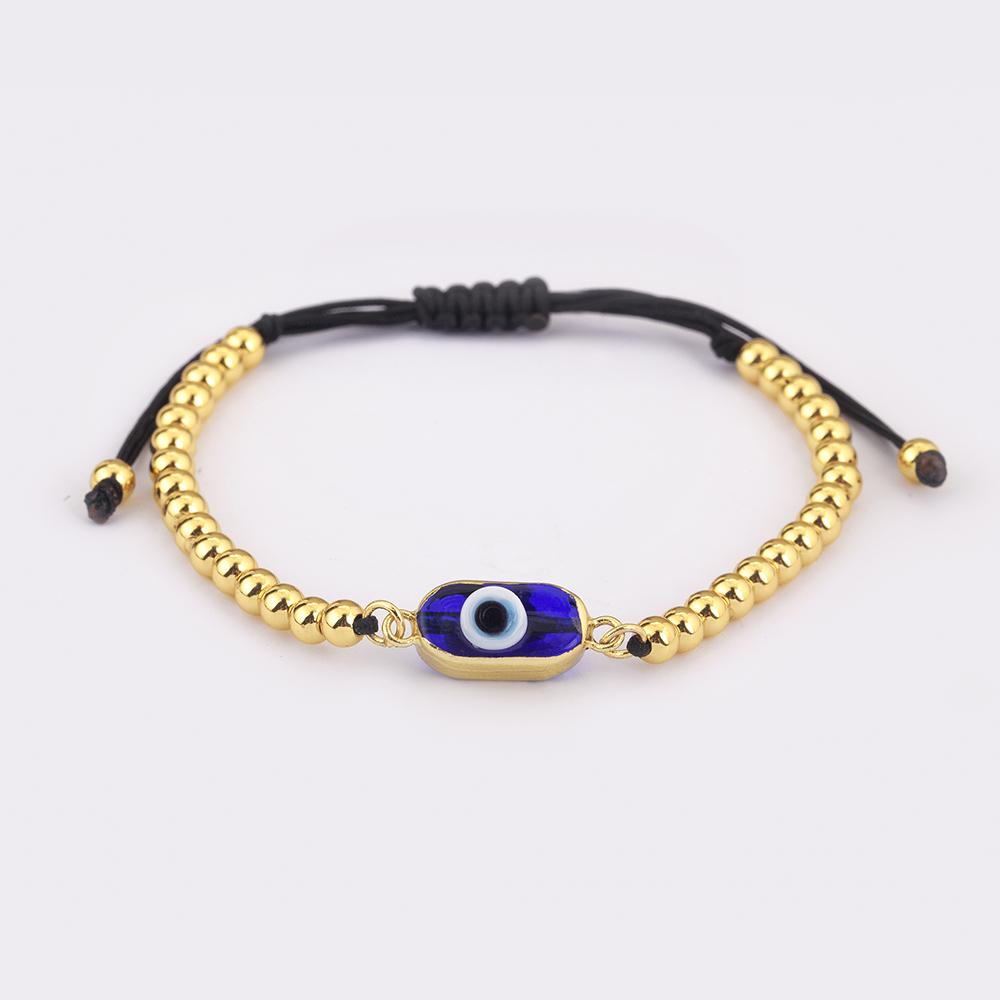 Nidin Neue Beliebte Unregelmäßige Geometrische Böser Blick Kettenarmbänder Verstellbar Für Frauen Hochzeitsfeier Schmuck Großhandel Zubehör