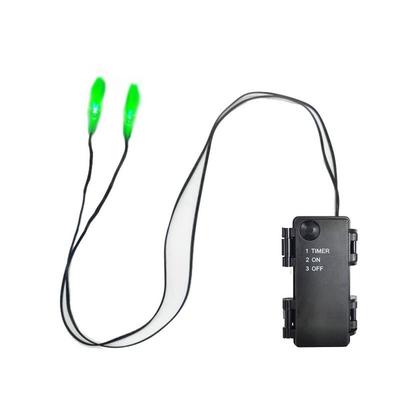 NEUE Halloween LED Leuchtende Augen Zeitgesteuert Wasserdicht LED Lichterkette Leuchtende Skelett Augen Dekoration Lichtstreifen Horror DIY Augen