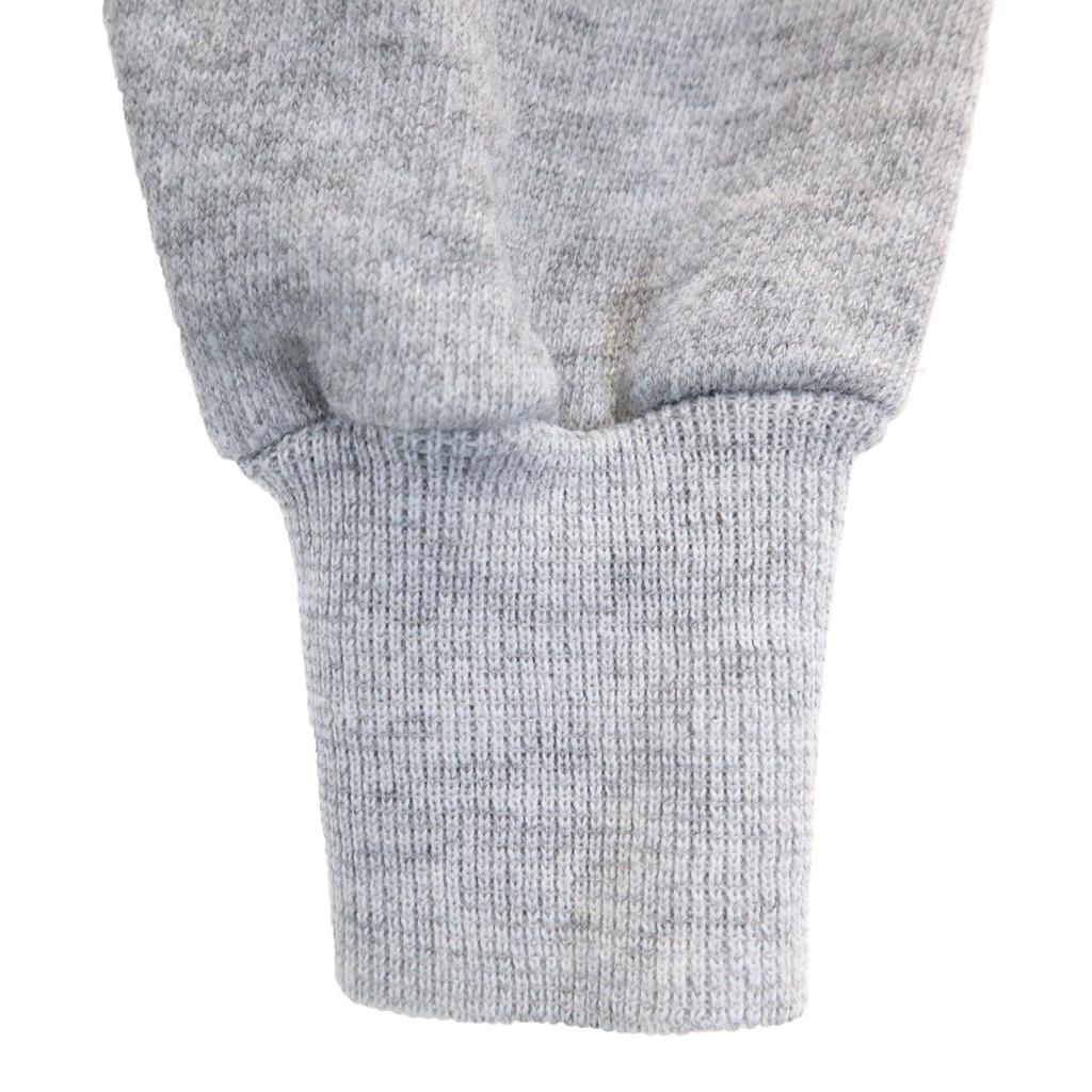 80s 90s Old Long sleeve trainer Gray Back brushed Women Used
