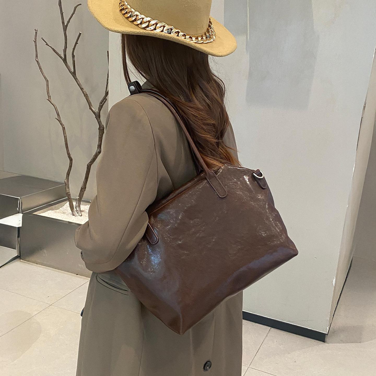 

Mendy Ladies bags Novelties High End Large Capacity Bowling Ball Tote Bag Shoulder Leather Handbag Designer Fashion for Women