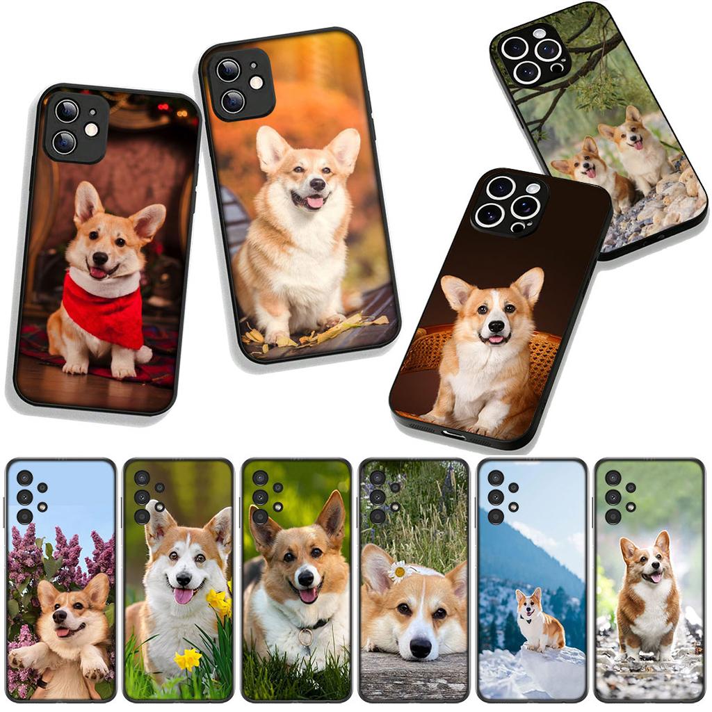 Handyhülle Haustier Süßer Hund Corgi für Samsung Galaxy A36 A17 A26 A07 A35 A54 A53 A13 A33 A34 S8 S9 S20 S21 FE S10 Plus Hülle