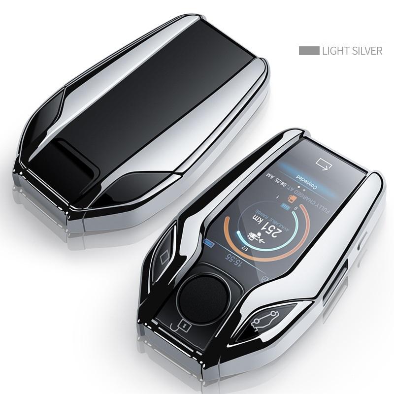TPU Car Fully Key Case LED Display Key Cover Case for BMW 5 7 Series G11 G12 G30 G31 G32 I8 I12 I15 G01 X3 G02 X4 G05 X5 G07 X7
