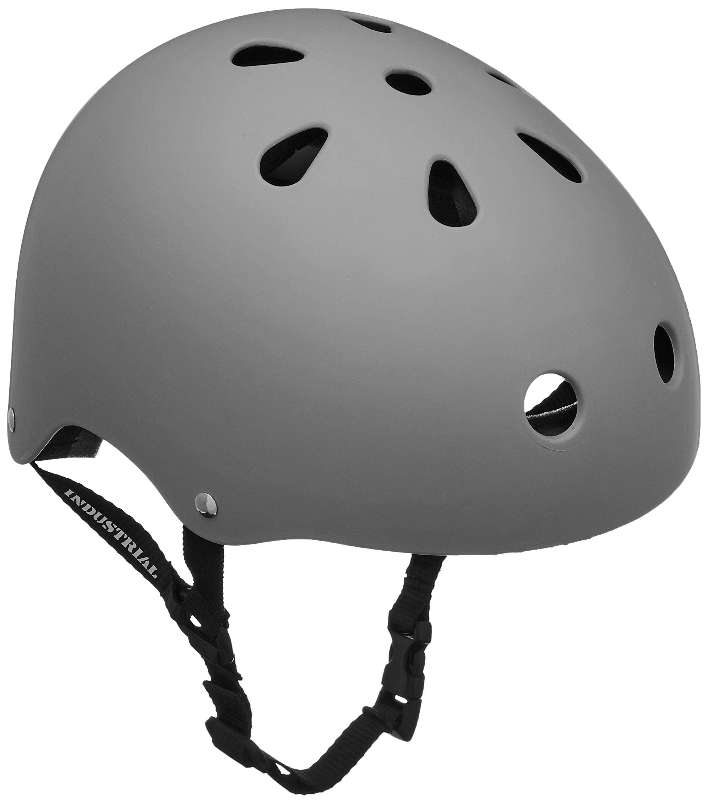 

INDUSTRIAL HELMET GREY Head circumference approximately 62cm Skateboard helmet XL