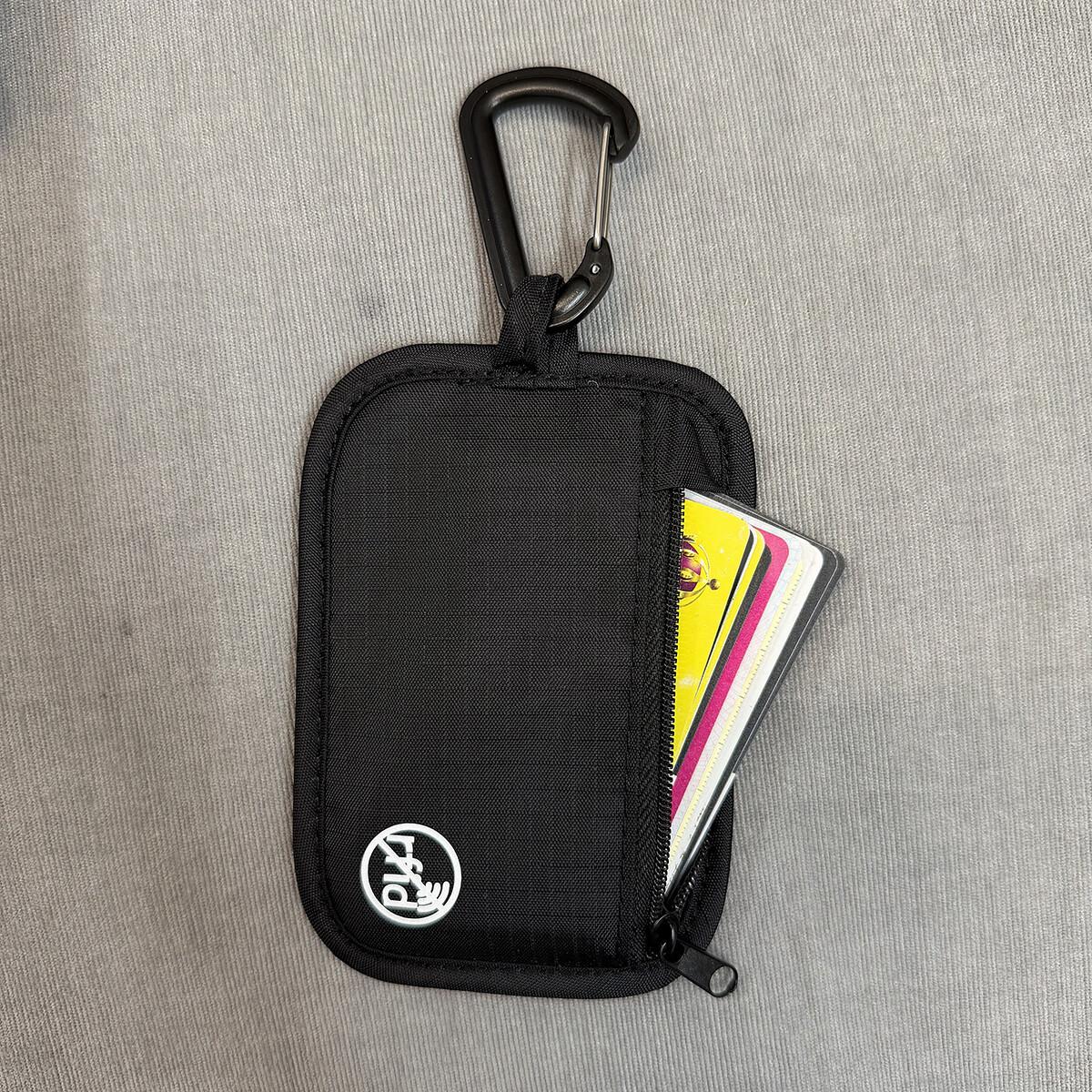 

RFID Blocking Casual Subway Bus ID Cards Holder Outdoor Sports Keys Pocket Money Zipper Wallet Portable Waistband Travel Pouch чорний