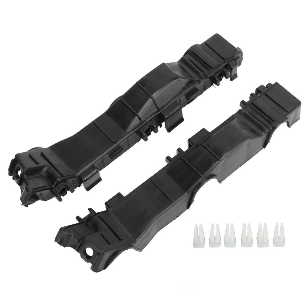 2PCS Black Front Bumper Bracket Fixing Bracket for Kia Rio 2012-2017 Auto Body Repair Bumper Retainers
