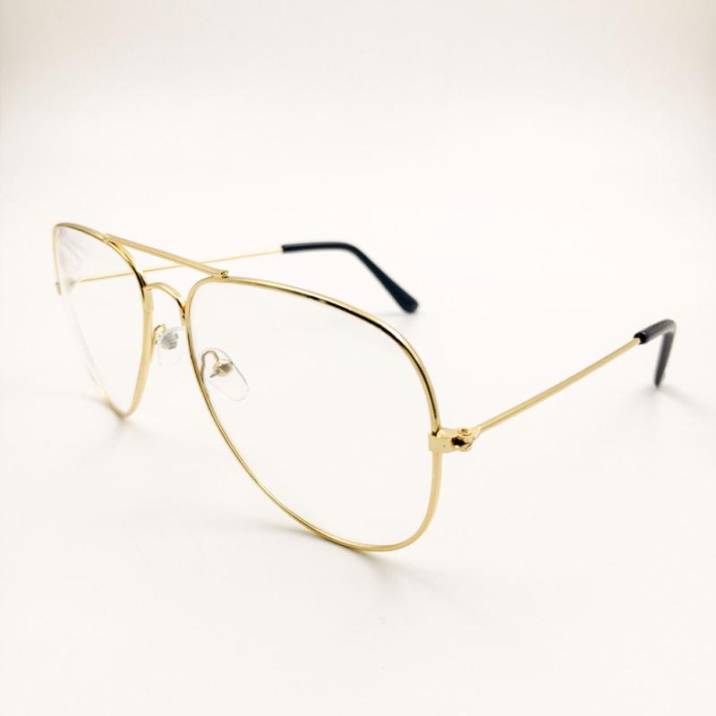 Men Women Fashion Large Frame Retro Flat Sunglasses
