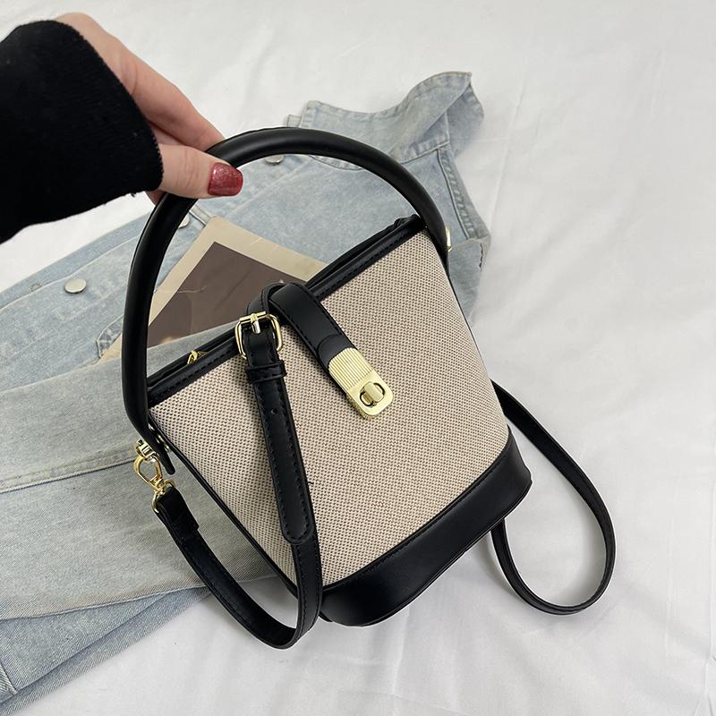 Fashionable Casual Women's Shoulder Bag, Retro Bucket Bag, Fashionable Crossbody Bag, Casual Handbag