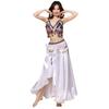 3Pcs/Set For Thailand/India/Arab Show Costumes Sequins Dancer Skirt Halter Bra Performance Top Belly Dance Costumes