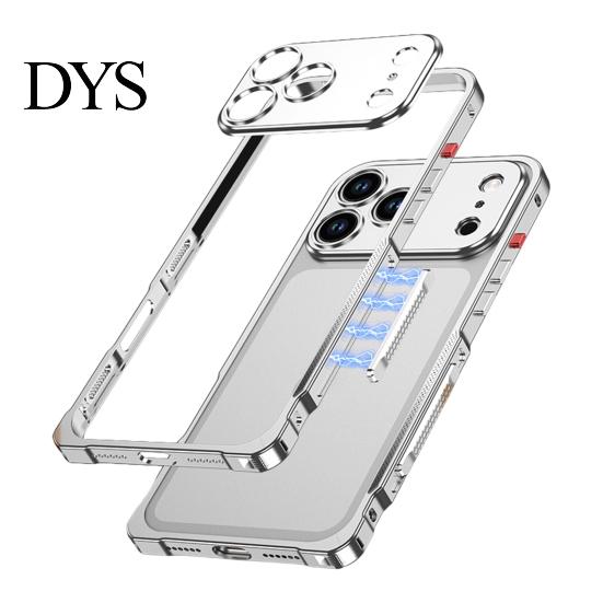 Odnímatelný chránič objektivu fotoaparátu Kovové pouzdro pro iPhone 18 Pro a Max, Tenký magnetický nárazník odolný proti poškrábání Chladicí rám s