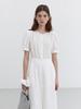 Deonseuteu Maxi Shirring Dress_Uddr5B228_Ivory