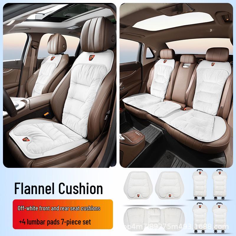 Flannel Seat & Lumbar Support Cushion for Roewe CLEVER Ei5/i6/RX3/RX5/RX8 Cars