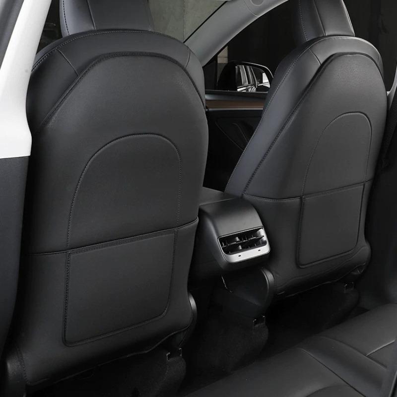 For Tesla Model 3 Highland/Model Y Juniper/Model Y/Model 3 -2026 Rear Seat Back Anti-Kick Pad Protective Cover Mod Car Parts