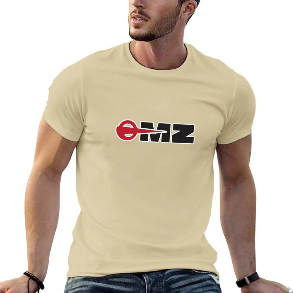 Nowa Klasyczna Koszulka z Logo MZ Koszulka plus size topy koszulka męska oversize koszulki ciężkie koszulki odzież męska